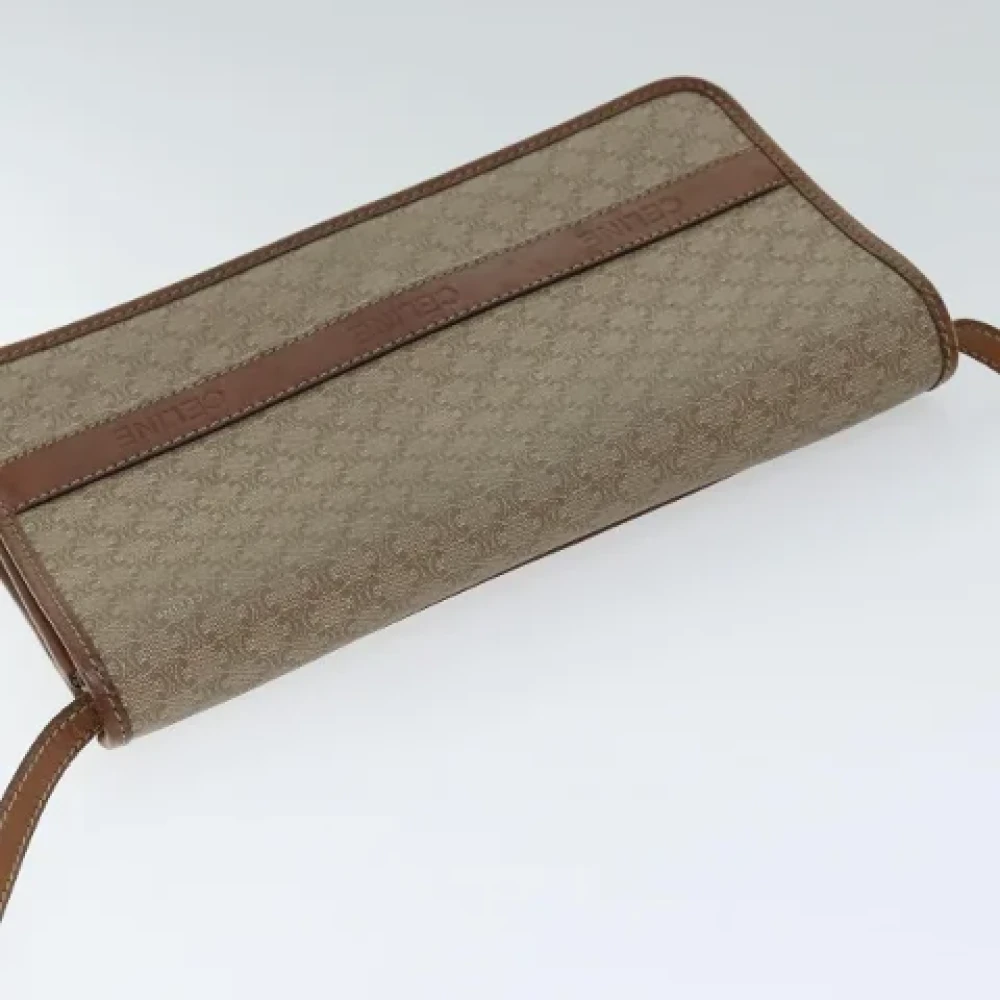 Celine Vintage Pre-owned Canvas celine-bags Beige Dames