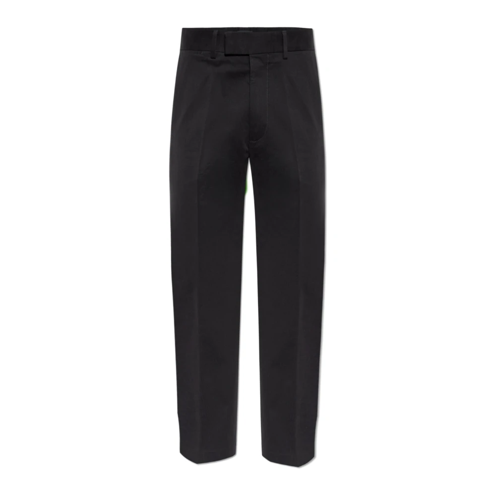 Tom Ford Men's Black Tapered-Leg Trousers