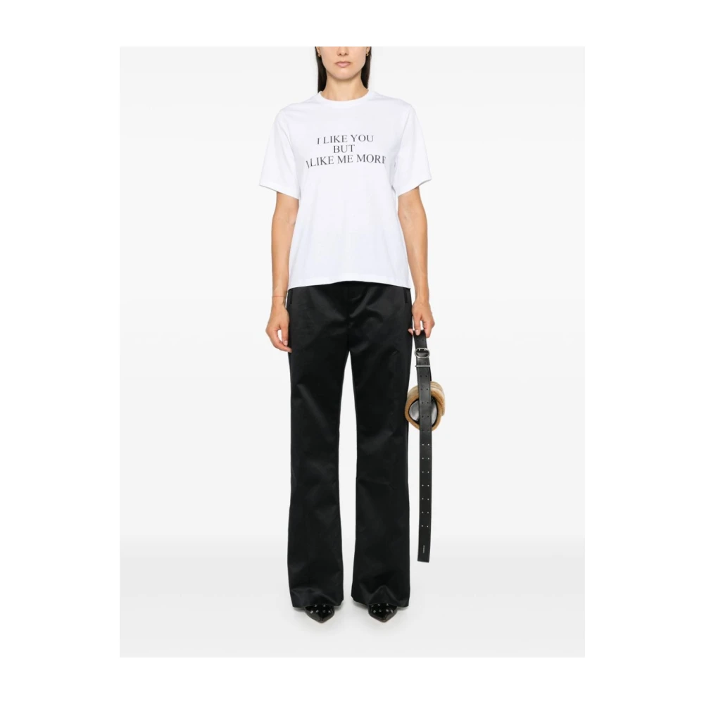 Victoria Beckham Witte T-shirts & Polos voor vrouwen White Dames