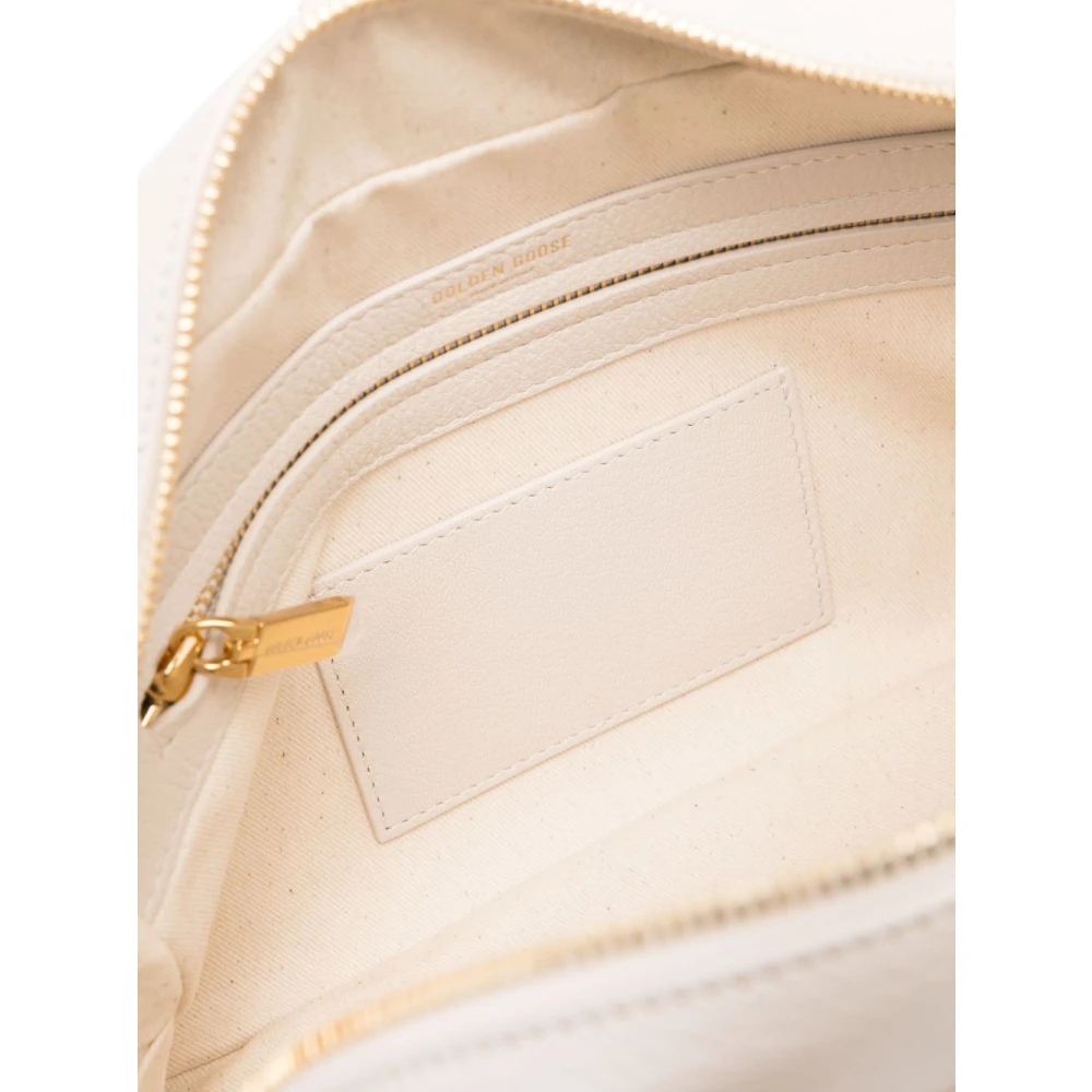 Golden Goose Crèmekleurige handtas met ritssluiting Beige Dames
