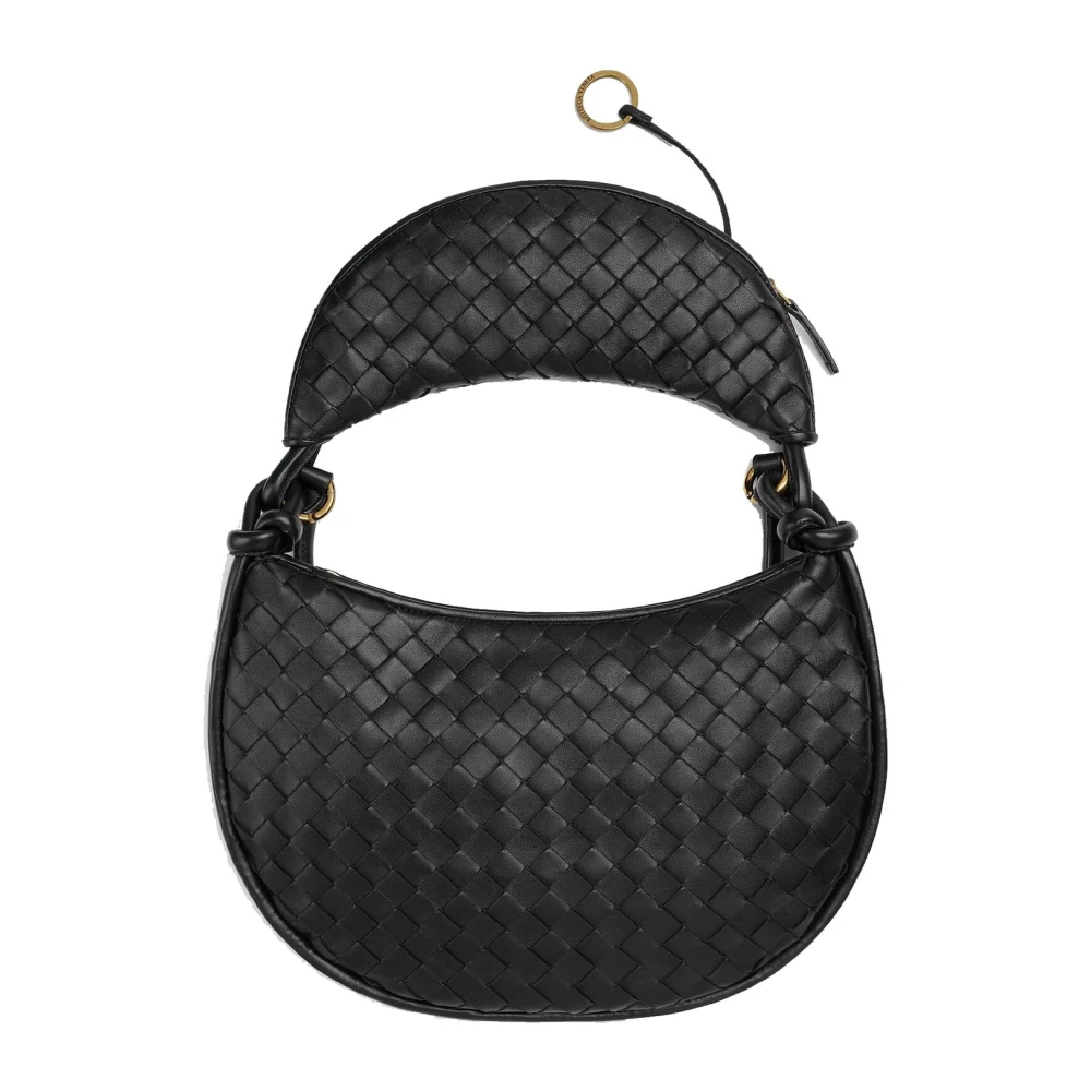 Bottega Veneta Intrecciato Gemelli Schoudertas Black Dames