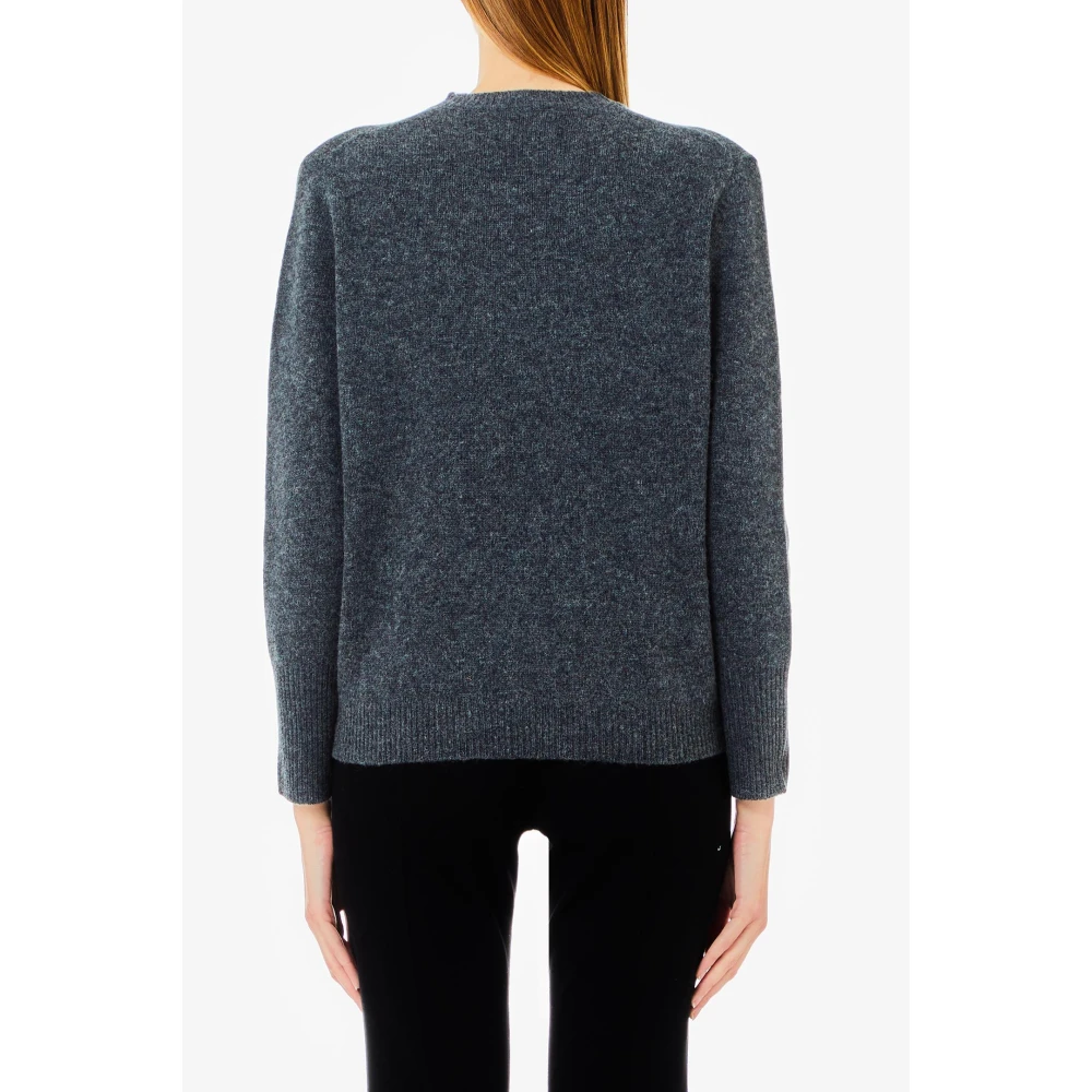 Liu Jo Gesloten Gebreide Trui Gray Dames
