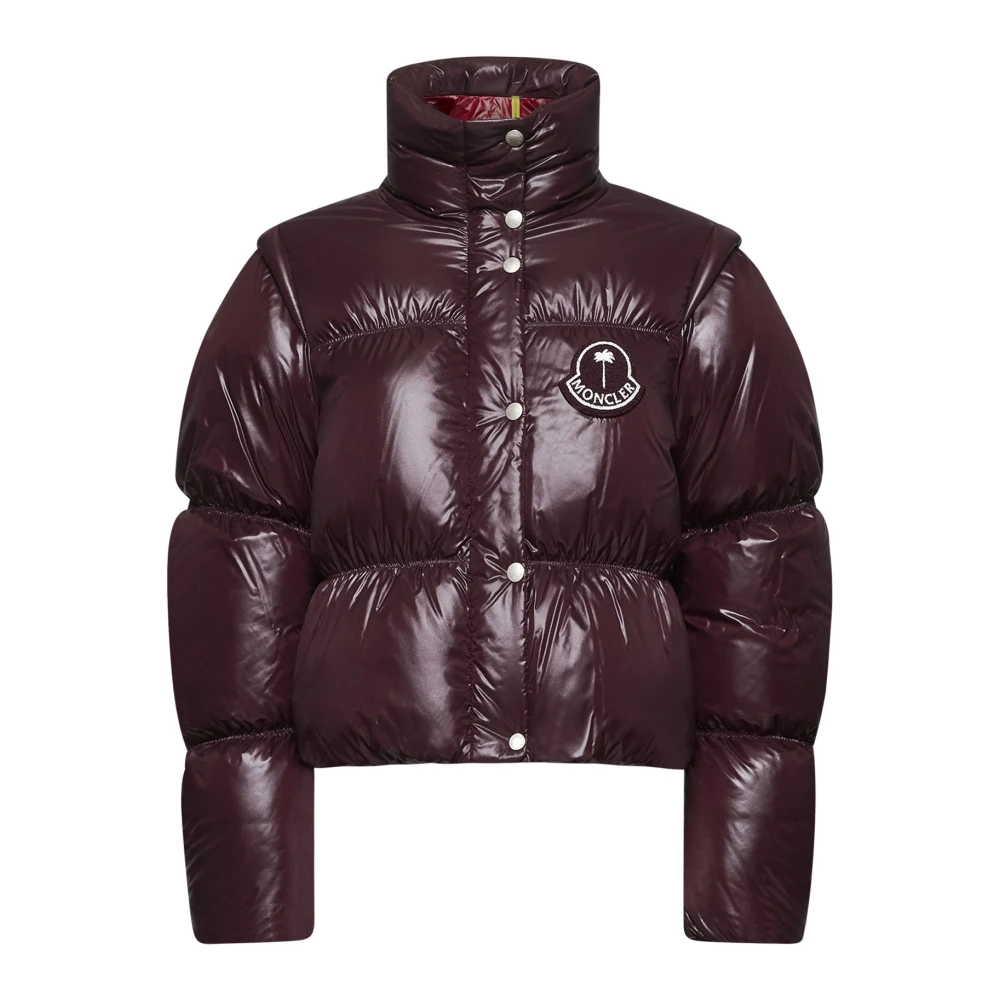 Moncler Bordeaux Winterjassen Red Dames