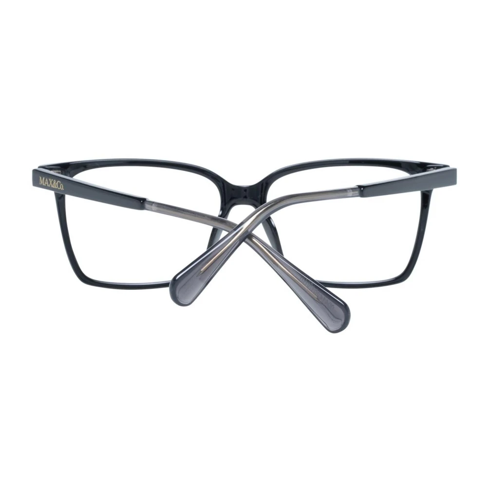 Max & Co Zwarte Dames Rechthoekige Optische Frames Black Dames