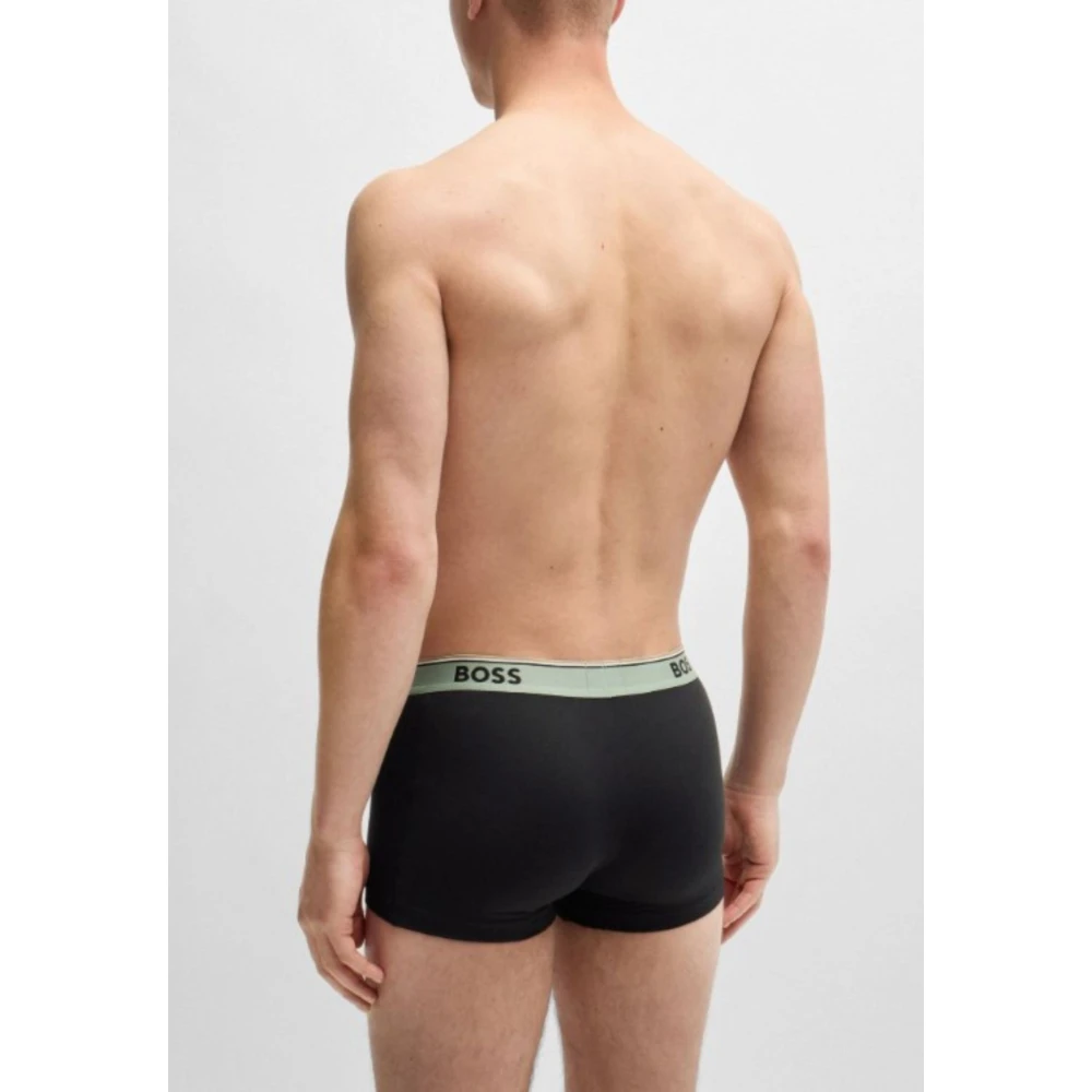 Hugo Boss Mannen Trunk Ondergoed Pak van 3 Black Heren