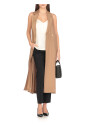 bruine-linnen-en-viscose-midi-jurk