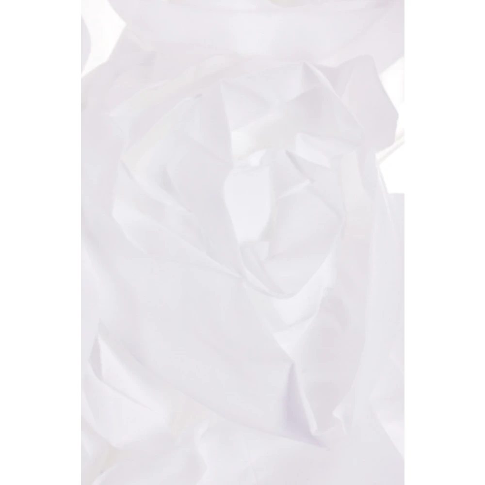 Simone Rocha Witte Bloemen Katoenen Cropped Top White Dames