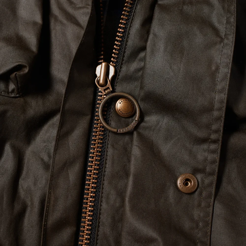 Belstaff Fieldmaster Jas Gewaxt Katoen Faded Olive Green Heren