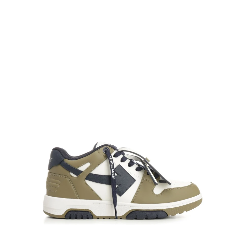 Off White Green Sneakers, Male, 9 Uk, Out Of Office Sneaker