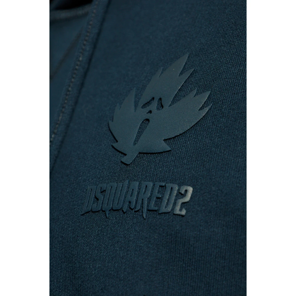 Dsquared2 Sweatshirt met logo Blue Heren