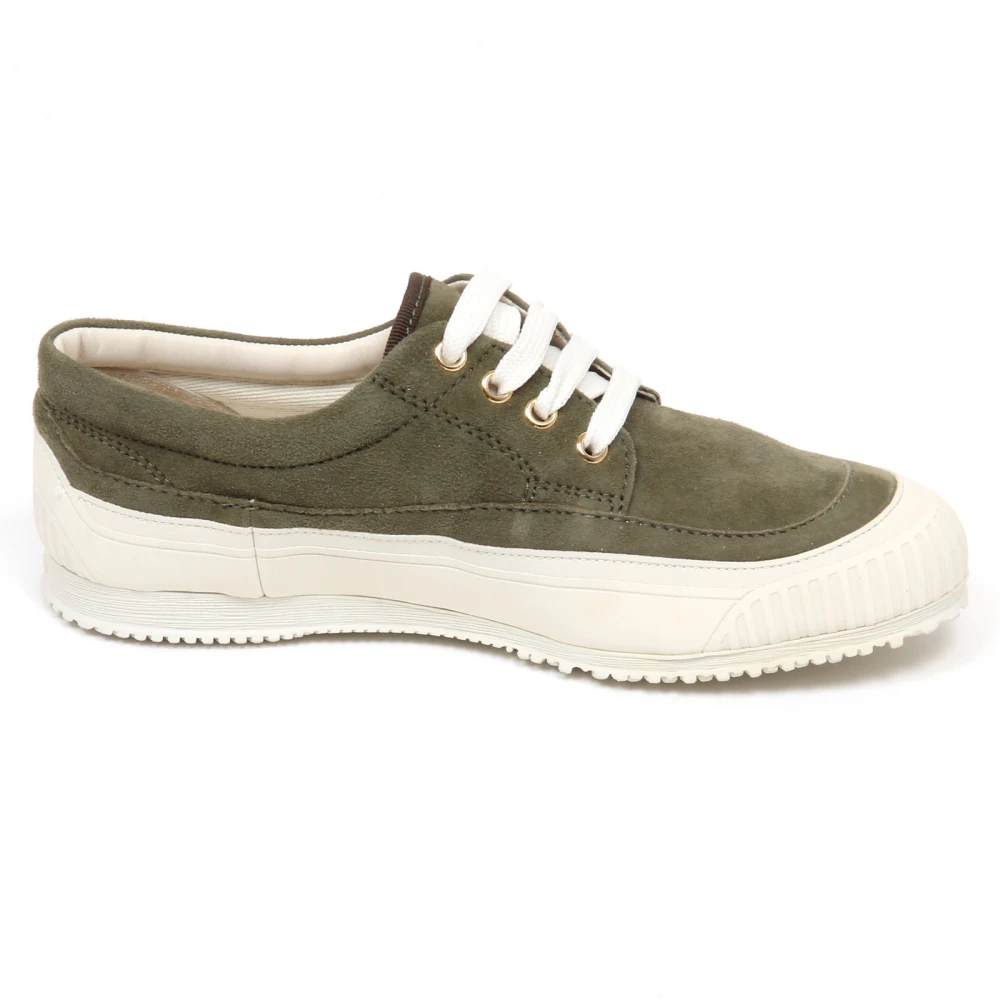 Hogan Traditionele Suède Schoen Dames Schoenen Groen