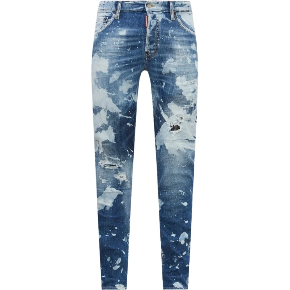Dsquared2 Stijlvolle Jeans voor Mannen Blue Heren