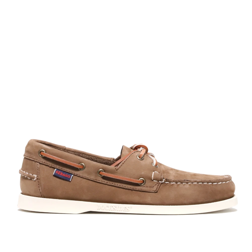 Sebago Tijdloze platte schoenen Brown Heren