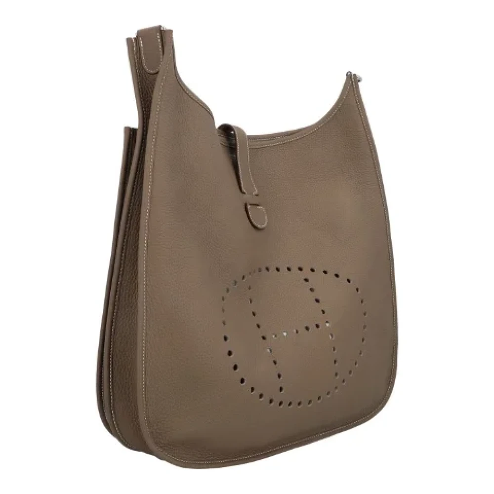 Hermès Vintage Pre-owned Leather shoulder-bags Brown Dames