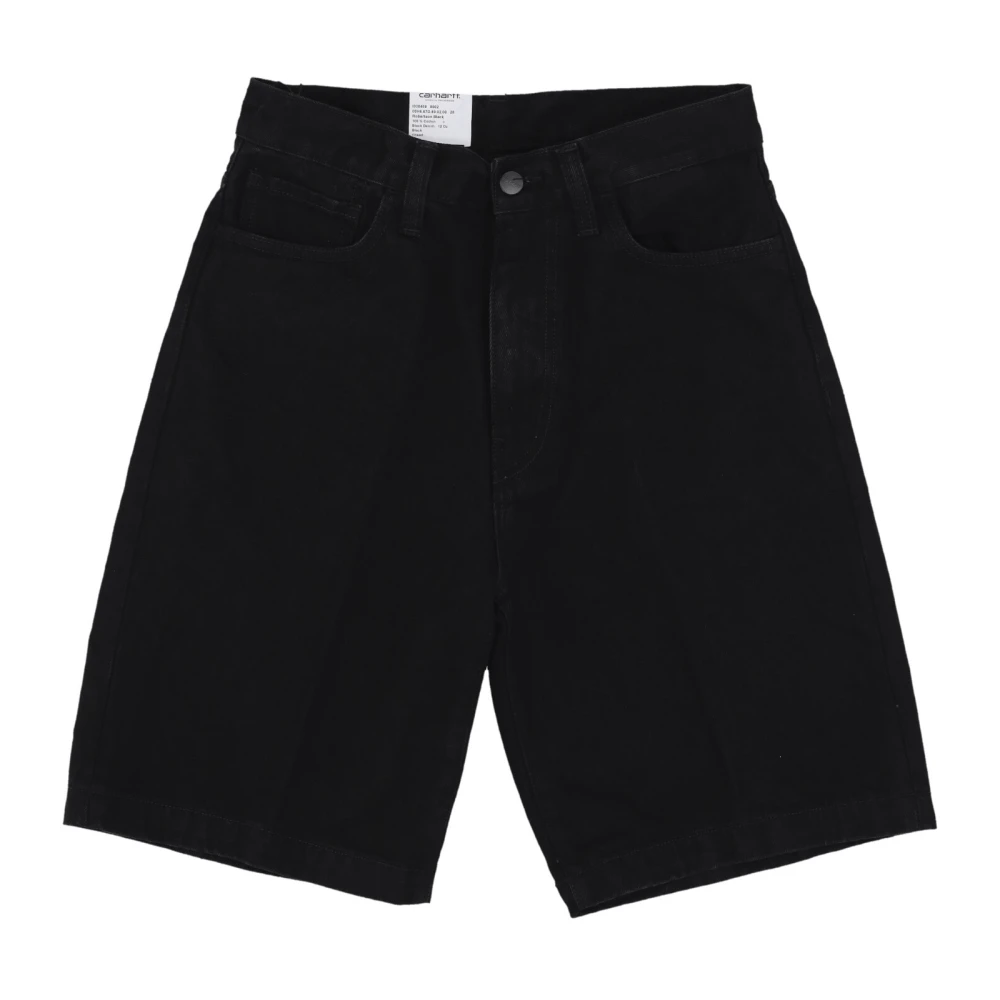 Carhartt WIP Zwarte Landon Short Streetwear Jeans Black Heren