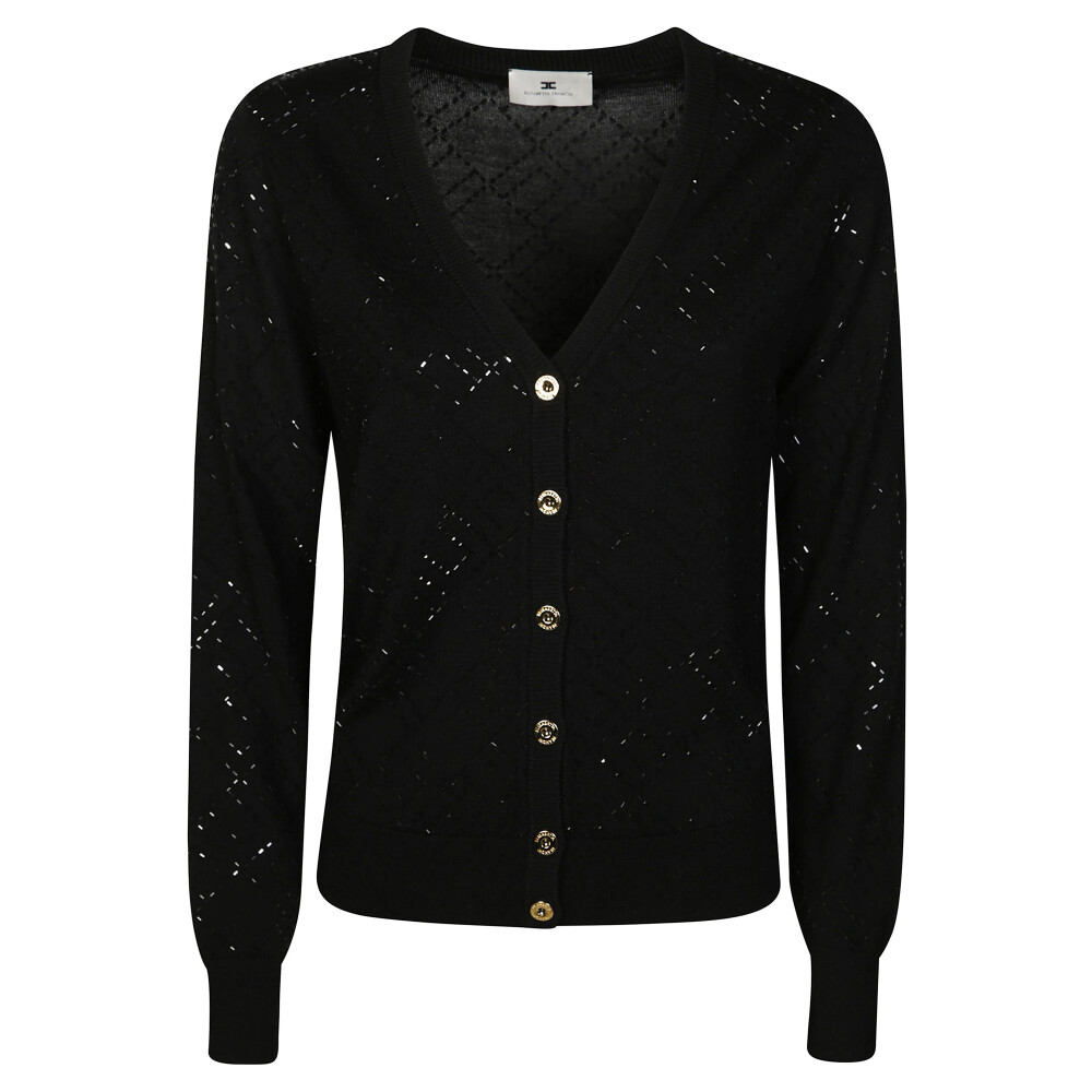 ELISABETTA FRANCHI パンツ ピンク系 Made In Italy Elisabetta Franchi viscose bodysuit with chevron pattern for