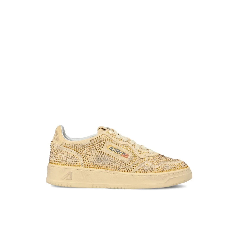Autry Women's Beige Trainers Medalist - Sneakers - 7 Uk - Shoes
