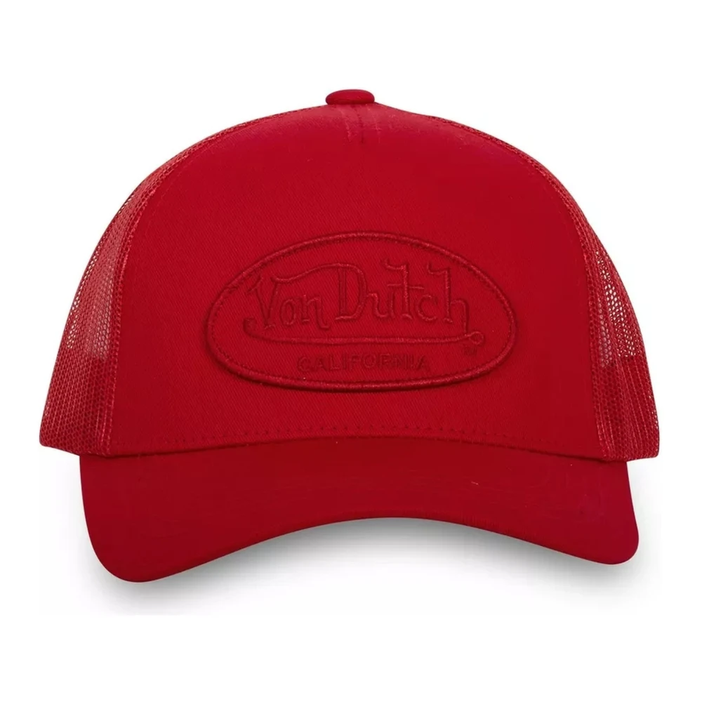 Von Dutch Rode Trucker Cap met CB LOF Red Heren