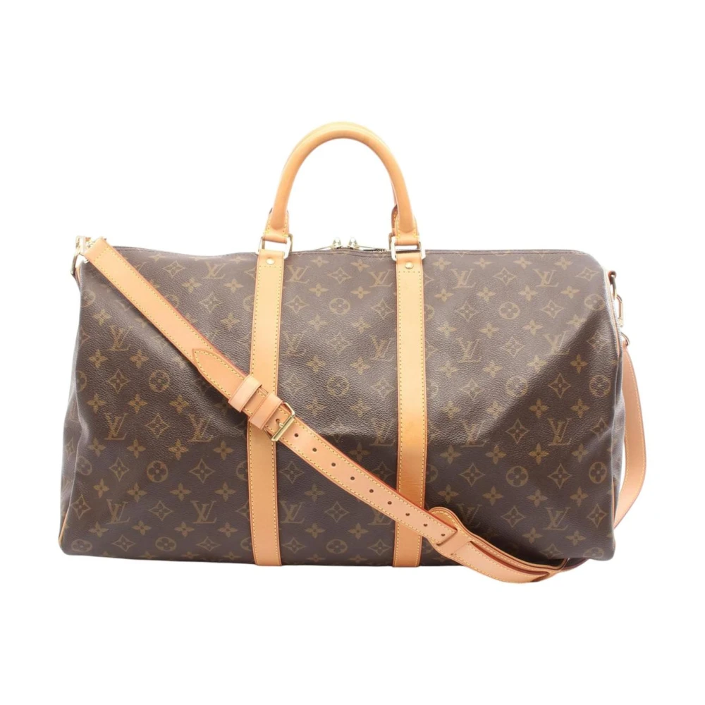 Louis Vuitton Vintage Women's Brown Pre-Owned Monogram Keepall Duffle Bag