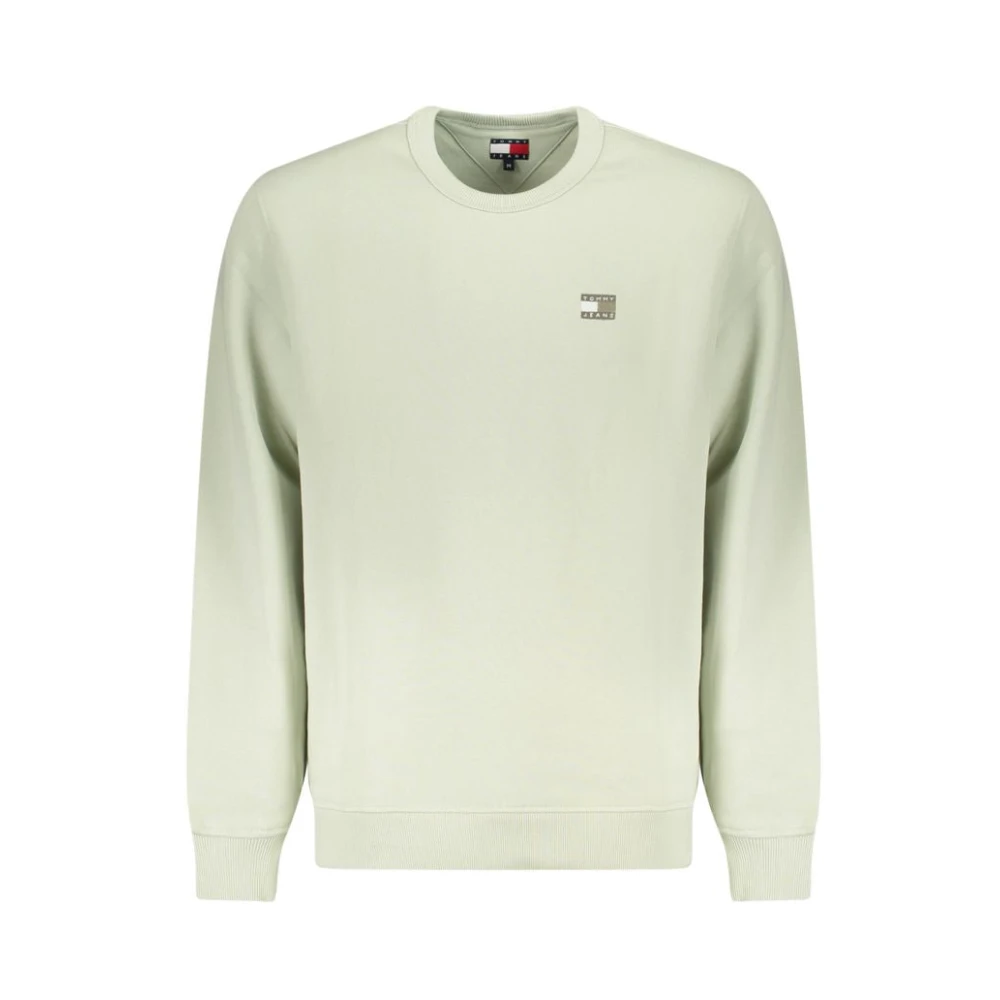 Tommy Hilfiger Men's Green Cotton Jumper Casual Cool Medium