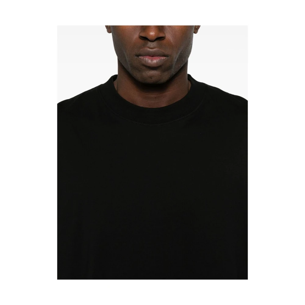 Represent T-shirt met Verlaagde Schoudernaden en Ronde Hals Black Heren