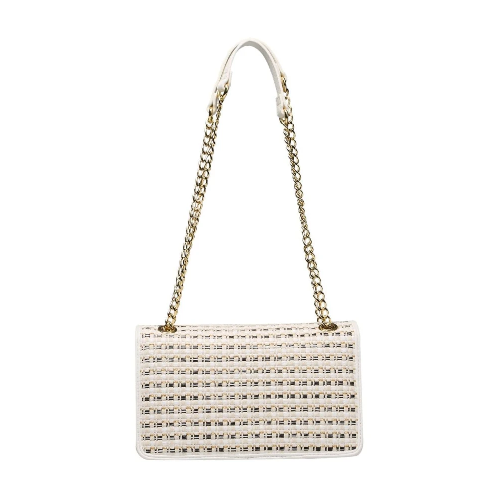 Love Moschino Schoudertas met magneetsluiting White Dames