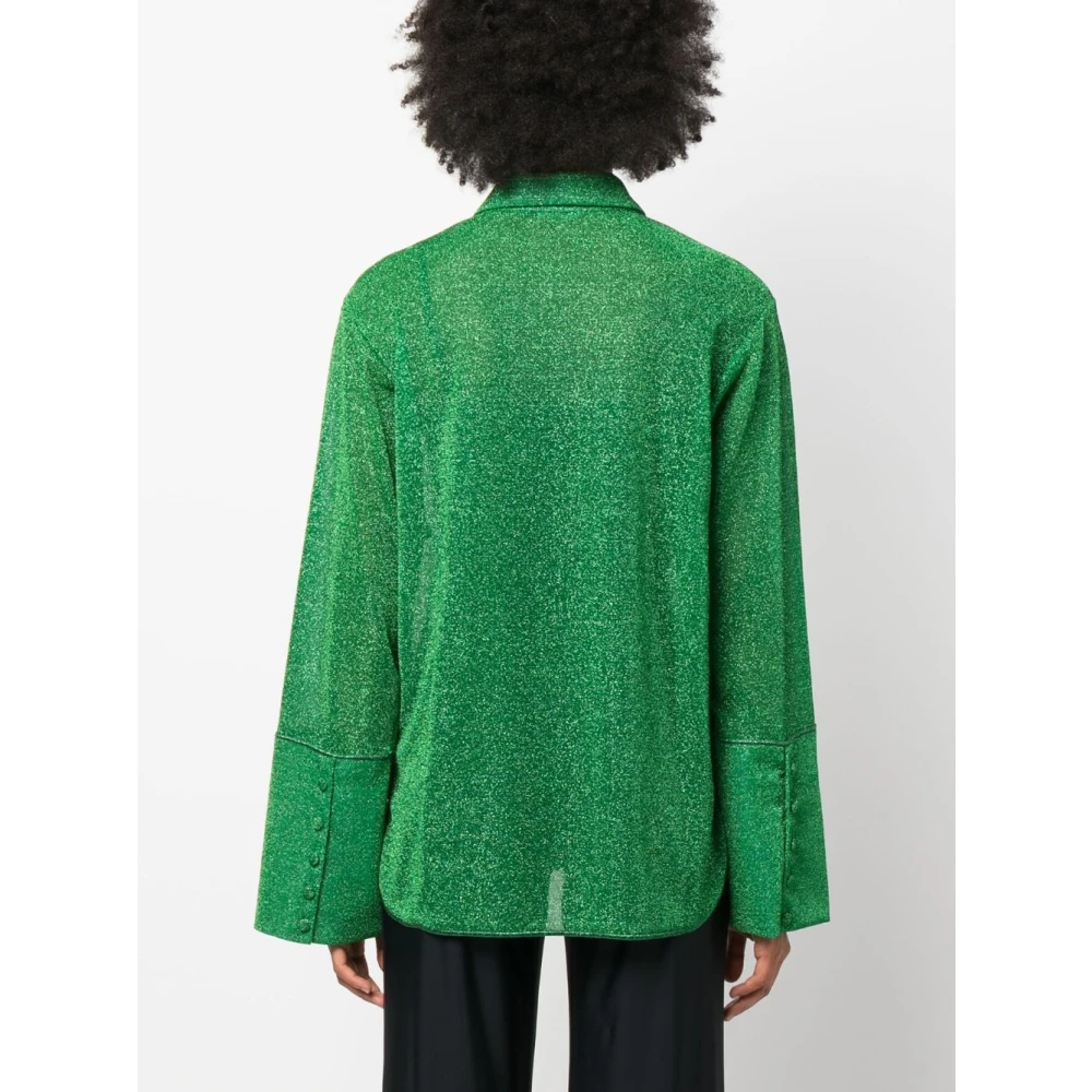 Oseree Stijlvolle Shirts Green Dames