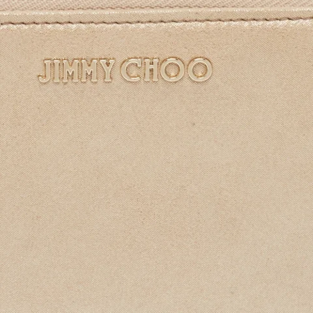 Jimmy Choo Pre-owned Leather wallets Yellow Dames