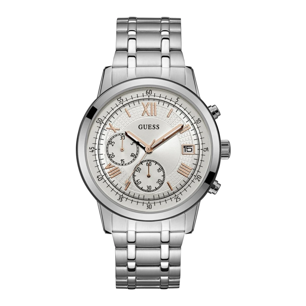 Guess W1001G1 Rostfritt Stål Klocka Gray, Herr