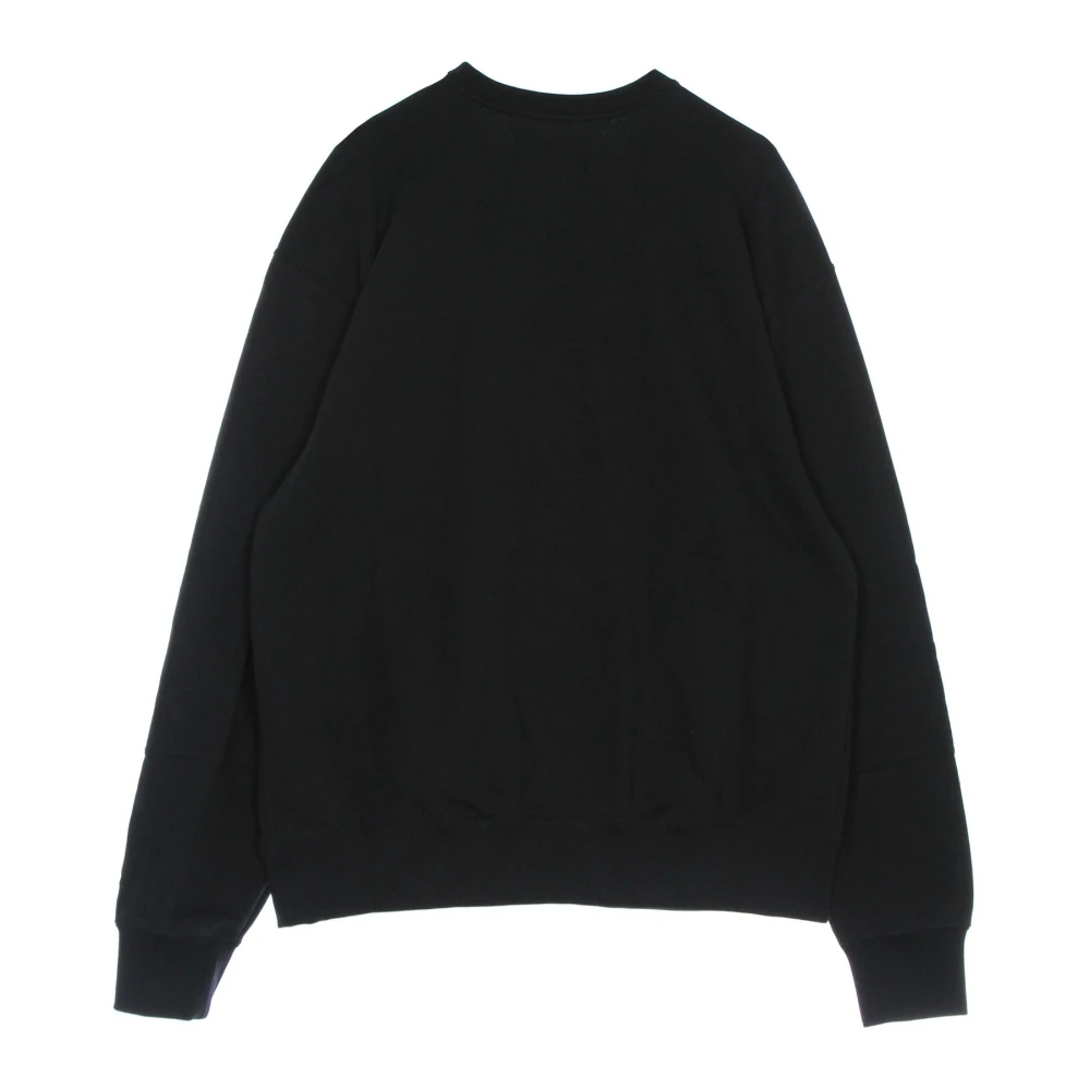 Jordan Lichtgewicht Crewneck Sweatshirt met Kangaroezak Black Heren