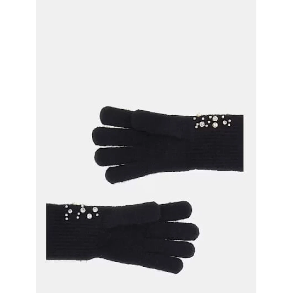 Guess Sibila Wolmix Handschoenen met Decoraties Black Dames