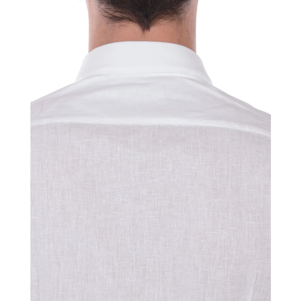 Daniele Alessandrini Basisoverhemd White Heren