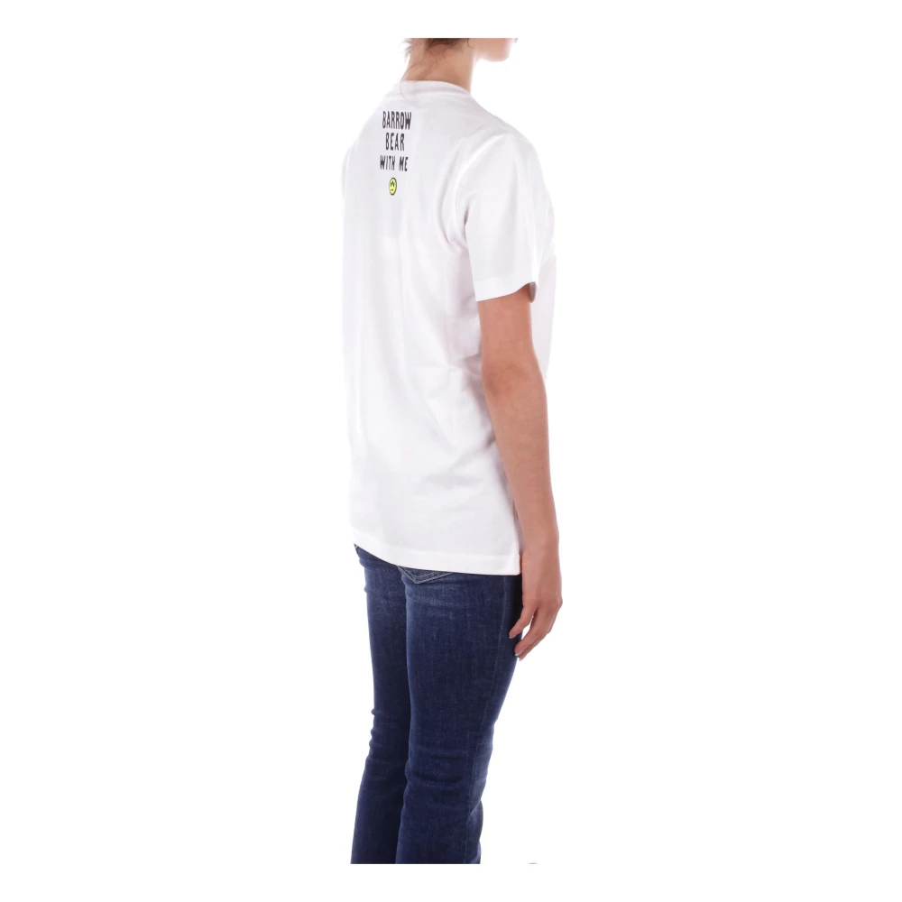 Barrow Wit Logo T-shirt White Dames