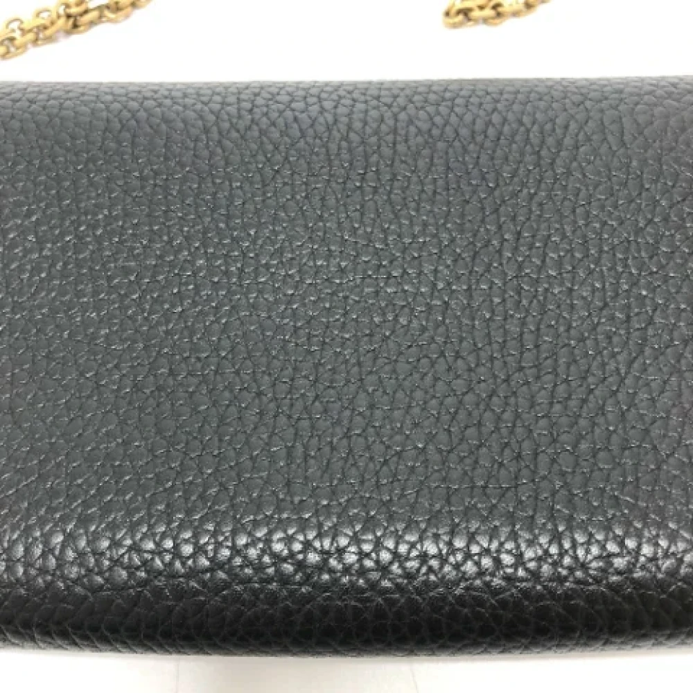 Dior Vintage Pre-owned Leather dior-bags Black Dames