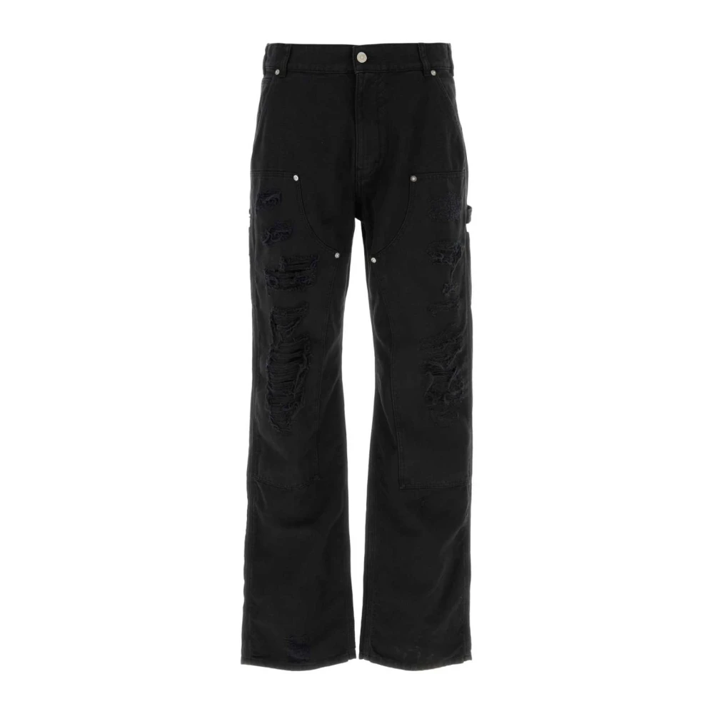1017 Alyx 9SM Zwarte Denim Jeans Klassieke Stijl Black Heren