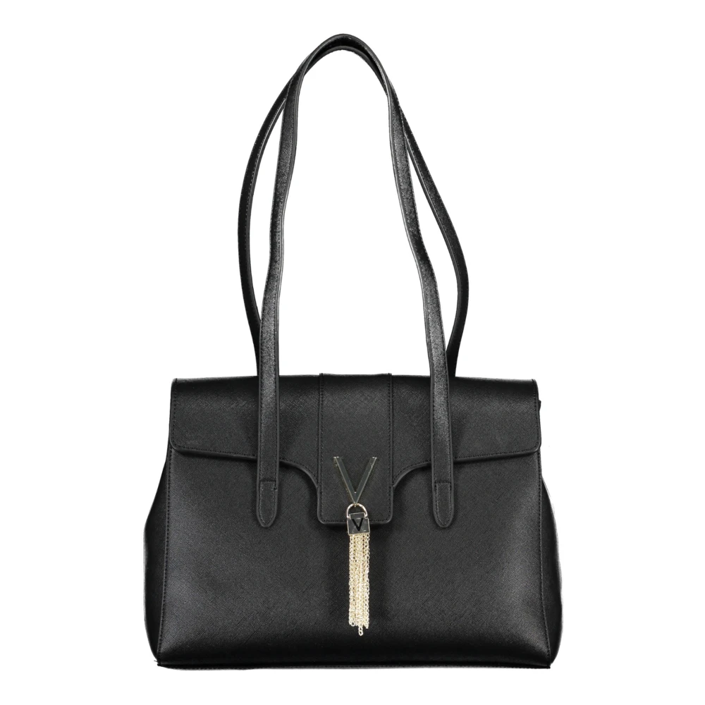 Valentino by Mario Valentino Zwarte schoudertas met ritssluiting Black Dames