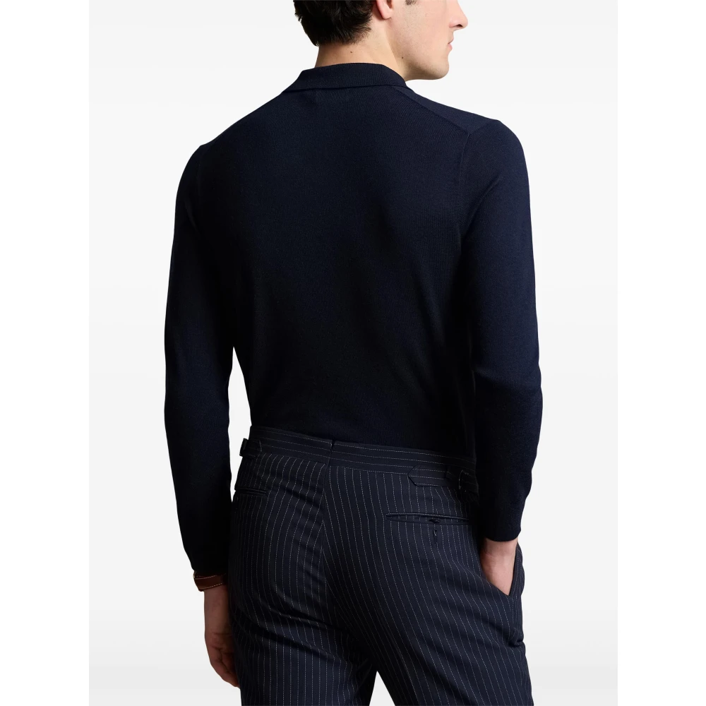 Polo Ralph Lauren Hunter Navy Pullover Sweater Blue Heren