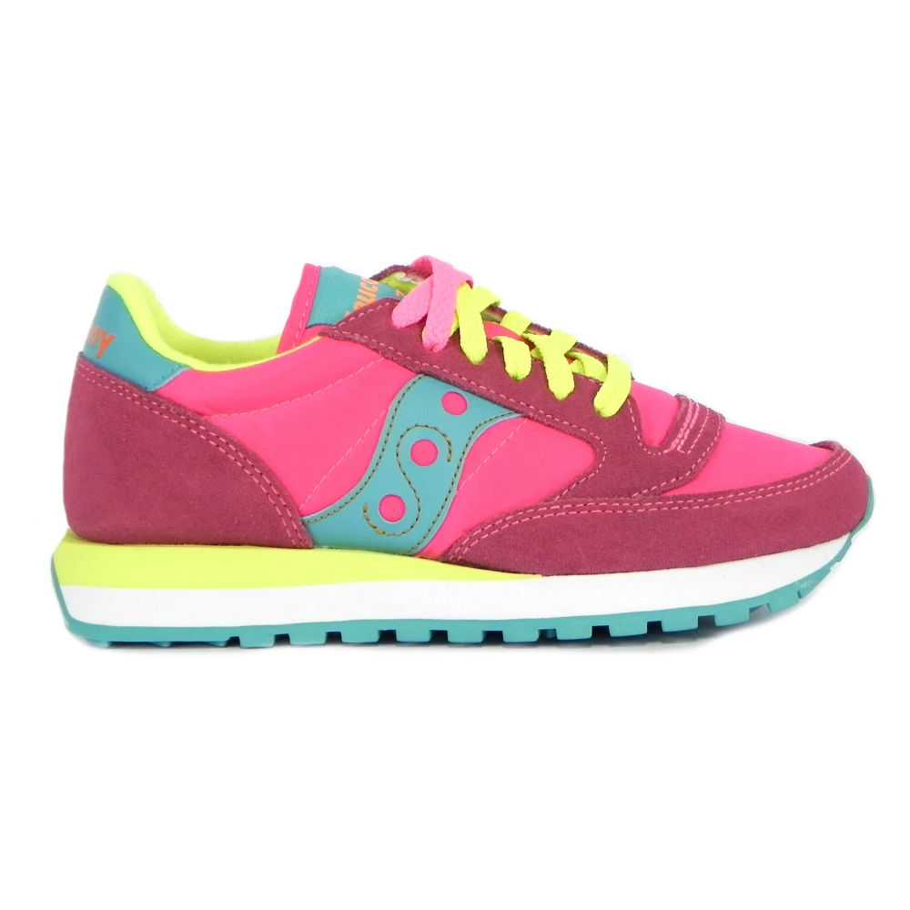 Saucony Fluorescerande Sneakers Pink, Dam