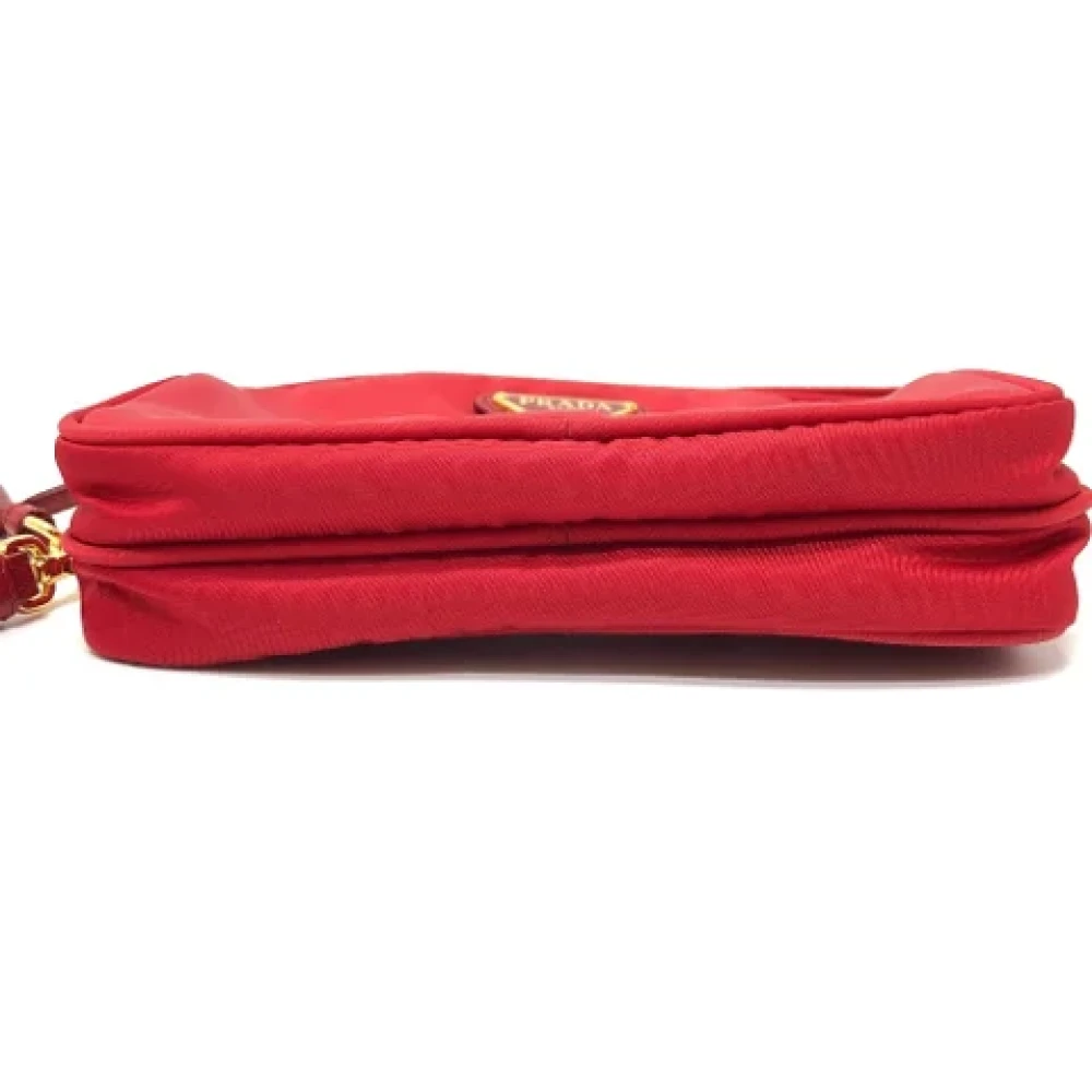 Prada Vintage Pre-owned Fabric prada-bags Red Dames
