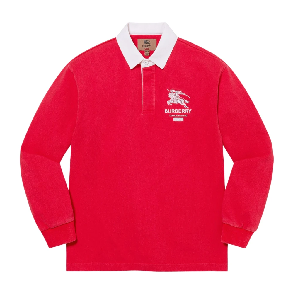 Supreme Beperkte Editie Rugby Rode Shirt Red Heren
