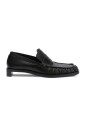 black-heeled-loafer-shoes