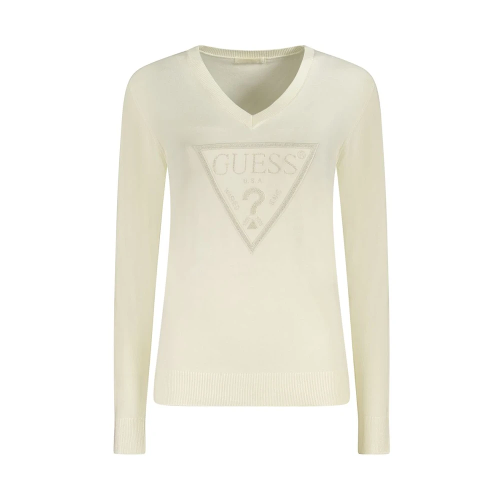 Knitwear > V-neck Knitwear - - Guess - Modalova