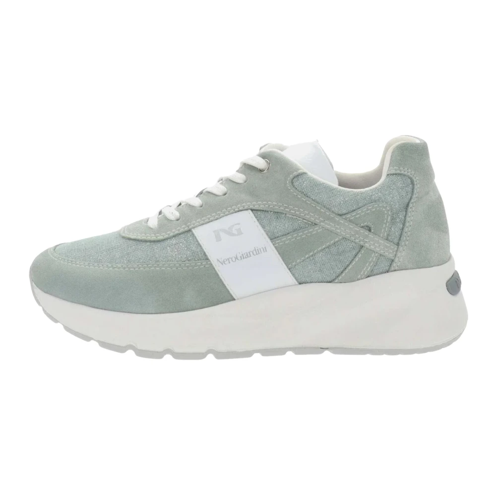 Nerogiardini E615182D Lage Sneakers Dames Schoenen Groen