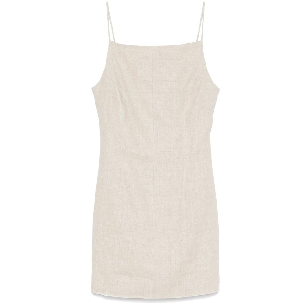 Faithfull the Brand Beige Jurk met Ritssluiting Beige Dames
