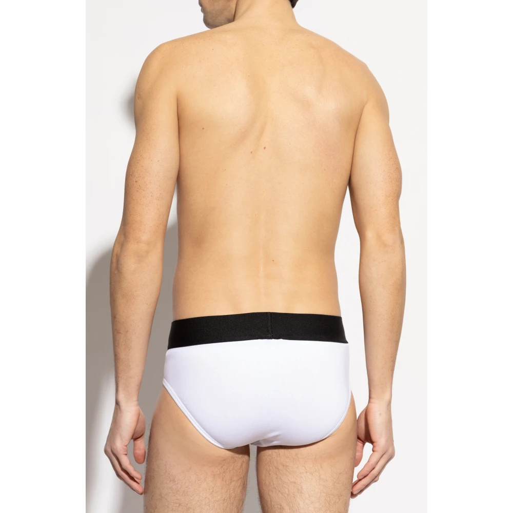 Palm Angels Twee-pack slips met logo White Heren