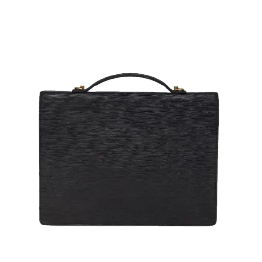 Louis Vuitton Vintage Pre-owned Leather louis-vuitton-bags Black Dames