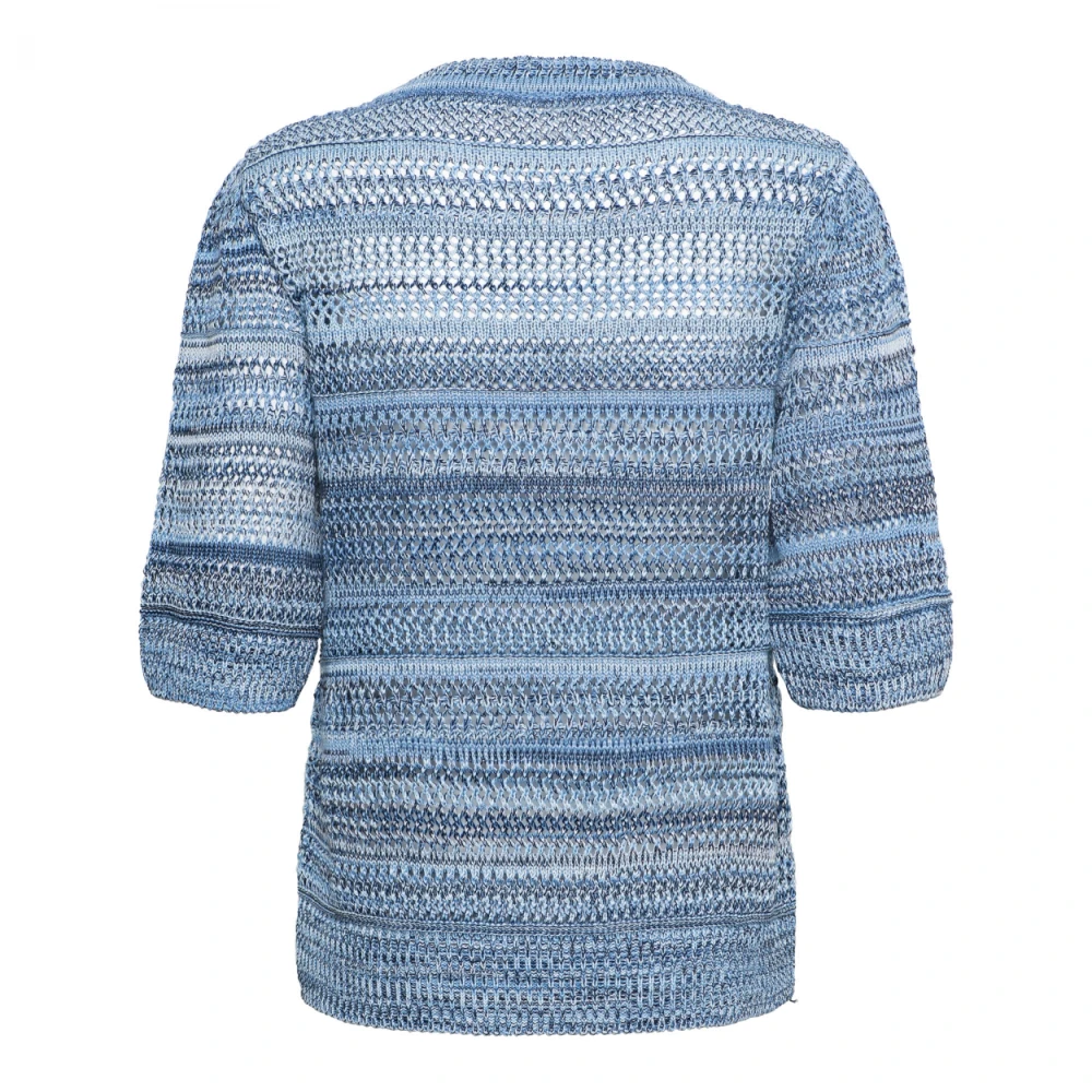 &Co Woman Trui met ronde hals Blue Dames