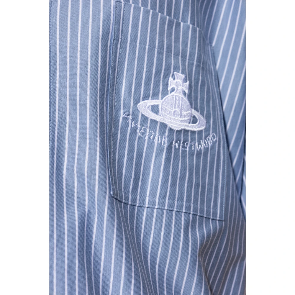 Vivienne Westwood Shirt Camp Blue Heren