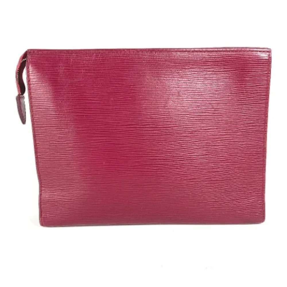 Louis Vuitton Vintage Pre-owned Leather louis-vuitton-bags Red Dames