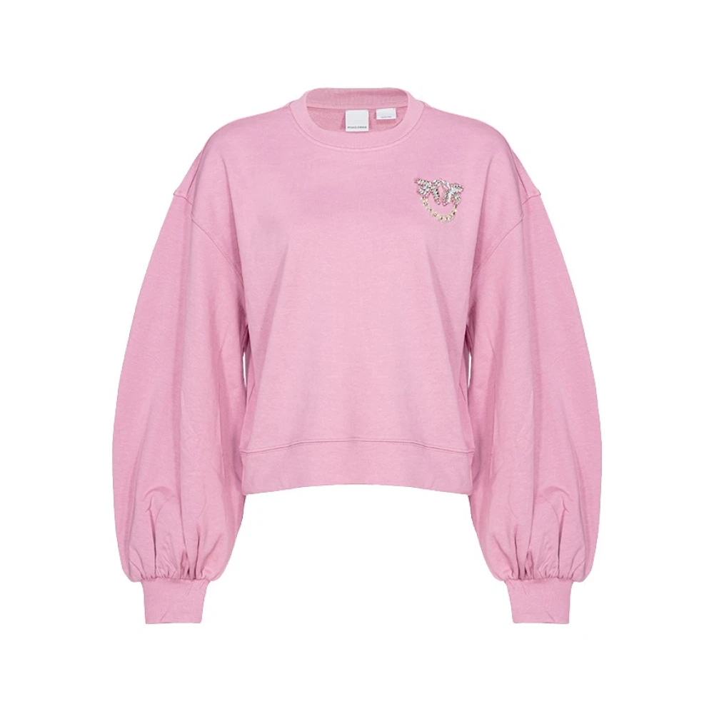 Pinko Roze Sweatshirt voor Vrouwen Pink Dames